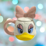 ⁦مج سيراميك بتصميم كرتوني بطوطة بيد كبيرة للمشروبات الساخنة⁩ - الصورة ⁦2⁩