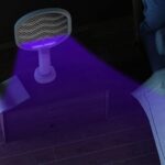 ⁦مضرب ناموس كهربائي مع ضوء ليد قابل لاعادة الشحن بيو اس بي⁩ - الصورة ⁦8⁩