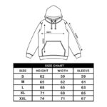 ⁦Touches of Pharaonic symbols هودي اوفر سايز قطن باللون الأسود⁩ - الصورة ⁦2⁩