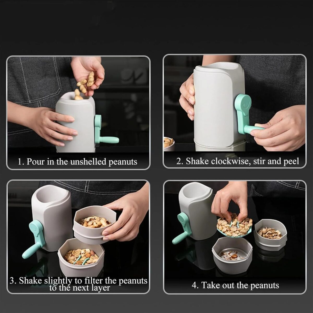 ⁦أداة يدوية لتقشير الفول السوداني والمكسرات⁩ - الصورة ⁦8⁩