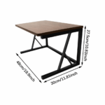 ⁦استاند طابعة خشبي لسطح المكتب لتوفير المساحة⁩ - الصورة ⁦7⁩