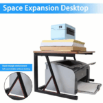 ⁦استاند طابعة خشبي لسطح المكتب لتوفير المساحة⁩ - الصورة ⁦9⁩