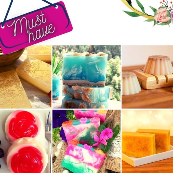 بوكس صابون للوجه والجسم بالروائح  الممزوجة المختلفة - 6 قطع