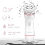 ⁦جهاز تنظيف وتقشير الوجه ب4 رؤوس مختلفة قابلة للتبديل بيو إس بي للشحن⁩ - الصورة ⁦3⁩