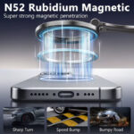 ⁦حامل موبايل للسيارة قابل للطي والدوران مع جزء لشفط الهواء والتثبيت⁩ - الصورة ⁦7⁩