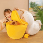 ⁦دبدوب بتصميم بجعة ذات الفم الكبير _ مقاس  50 سم⁩ - الصورة ⁦6⁩