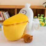 ⁦دبدوب بتصميم بجعة ذات الفم الكبير للاطفال _ مقاس 32 سم⁩ - الصورة ⁦5⁩