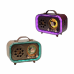 ⁦راديو محمول بألوان آر جي بي بالبلوتوث وقابل للشحن بيو اس بي⁩ - الصورة ⁦5⁩