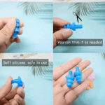 ⁦سدادات أذن سيليكون لتقليل الضوضاء قابلة لإعادة الاستخدام⁩ - الصورة ⁦3⁩