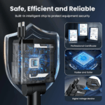 ⁦شاحن سيارة قابل للسحب 4 في 1 مع منفذ يو اس بي وتايب سي - 66 واط⁩ - الصورة ⁦5⁩