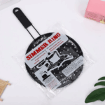 ⁦شياطة دائرية الشكل لمنع احتراق الطعام بمقبض بلاستيكي⁩ - الصورة ⁦2⁩