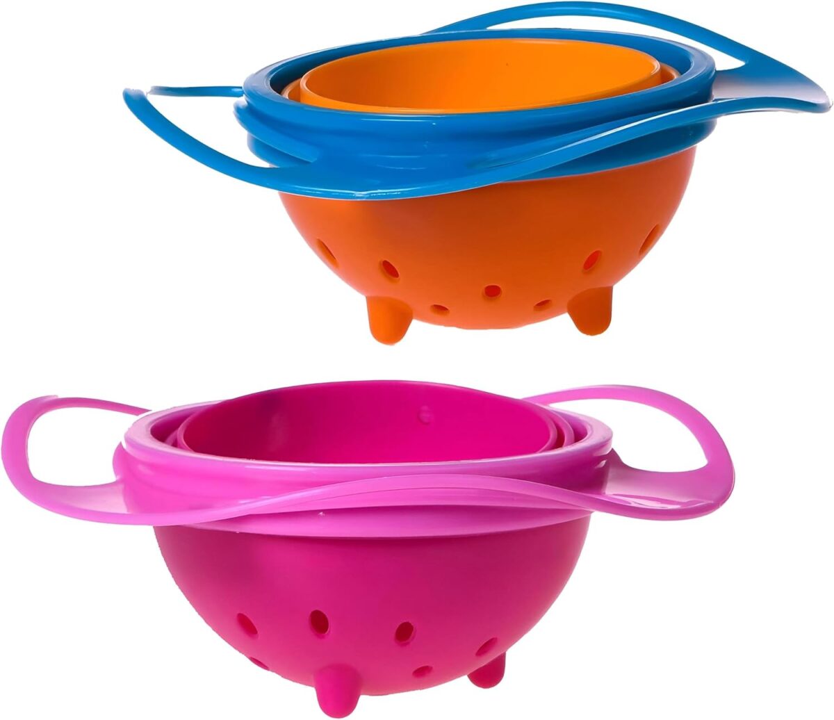 ⁦طبق للأطفال مانع للانسكاب يدور 360 درجة⁩ - الصورة ⁦10⁩