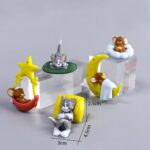 ⁦طقم إكسسوارت  5 قطع بتصميم توم و جيري لتزين تابلوه السيارة والمكتب⁩ - الصورة ⁦3⁩