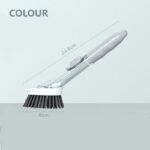 ⁦فرشاة أطباق 3 * 1 مع خزان صابون و3 فرش قابلة للتبديل⁩ - الصورة ⁦10⁩