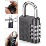 ⁦قفل أمان برقم سري من 4 أرقام للمنازل وشنط السفر والمكاتب⁩ - الصورة ⁦5⁩