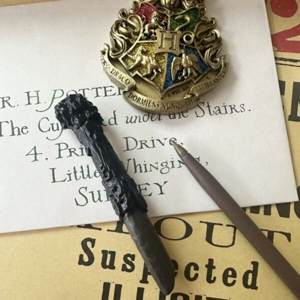 قلم جاف بتصميم العصا السحرية لهاري بوتر