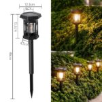 ⁦كشاف أرضي لإضاءة الحدائق والممرات يعمل بالطاقة الشمسية قطعتين⁩ - الصورة ⁦5⁩