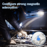 ⁦كشاف جيب ميني مغناطيسي مع فتاحة ب 6 الوان اضاءة مختلفة⁩ - الصورة ⁦2⁩