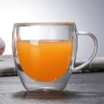 ⁦مج زجاج دبل شفاف 200 ملل للقهوة والشاي⁩ - الصورة ⁦5⁩
