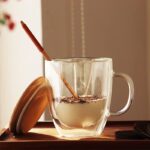 مج زجاج دبل شفاف 200 ملل للقهوة والعصائر والشاي