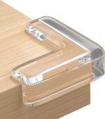 مجموعة حامي زوايا سيليكون شفاف للأطفال لتجنب الإصابات ٤ قطع