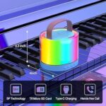 ⁦مكبر صوت مضئ بالوان مختلفة مزود بميكروفون⁩ - الصورة ⁦6⁩