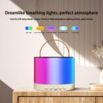 ⁦مكبر صوت مضئ بالوان مختلفة مزود بميكروفون⁩ - الصورة ⁦7⁩