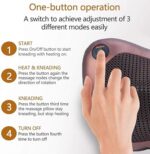 ⁦وسادة مساج للرقبة والكتفين والظهر مزودة بـ 8 رؤوس تدليك مع وظيفة تسخين تعمل بالكهرباء⁩ - الصورة ⁦3⁩