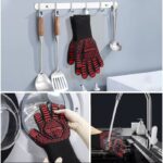 ⁦يد جوانتي عازل للحرارة للفرن والطبخ والشوي⁩ - الصورة ⁦9⁩