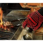 ⁦يد جوانتي عازل للحرارة للفرن والطبخ والشوي⁩ - الصورة ⁦2⁩