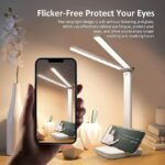 ⁦اباجورة مكتب تاتش برأس مزدوجة قابلة للطي والتعديل ب 3 مستويات اضاءه مختلفة⁩ - الصورة ⁦2⁩