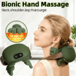 ⁦جهاز مساج لتدليك الرقبة بالاشعة الحمراء ب 3 مستويات  قابل للشحن بيو اس بي 10وات⁩ - الصورة ⁦4⁩