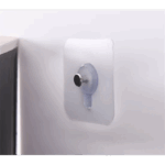 ⁦طقم 5 قطع هوك شفاف ذاتي اللصق بديل للمسامير لتعليق أدوات الحمام والمطبخ⁩ - الصورة ⁦4⁩