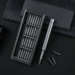 طقم رؤوس مفكات مغناطيسي 24 قطعة متعدد الاستخدام