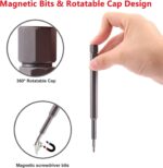 ⁦طقم رؤوس مفكات مغناطيسي 24 قطعة متعدد الاستخدام⁩ - الصورة ⁦4⁩