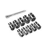 ⁦طقم مفاتيح ربط مع سقاطة ب 10 رؤوس قابلة للتبديل⁩ - الصورة ⁦3⁩