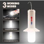 كشاف ومصباح شمسي للتخييم والرحلات والحدائق