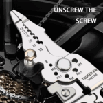 ⁦كماشة 4 في 1 لتقطيع وتجعيد وربط الأسلاك والكابلات⁩ - الصورة ⁦5⁩