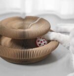 ⁦لهاية للقطط اوكورديون قابلة للطي مع كرة⁩ - الصورة ⁦7⁩