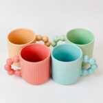 ⁦مج بورسلين بيد على شكل بابلز لشرب الهوت شوكليت 300 ملي⁩ - الصورة ⁦2⁩