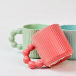 ⁦مج بورسلين بيد على شكل بابلز لشرب الهوت شوكليت 300 ملي⁩ - الصورة ⁦5⁩