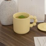 ⁦مج بورسلين بيد على شكل فقاعات لتناول المشروبات الساخنة والهوت شوكليت 300 ملي⁩ - الصورة ⁦6⁩