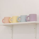 ⁦مج بورسلين بيد على شكل فقاعات لتناول المشروبات الساخنة والهوت شوكليت 300 ملي⁩ - الصورة ⁦7⁩