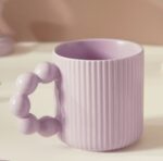 ⁦مج بورسلين بيد على شكل فقاعات لتناول المشروبات الساخنة والهوت شوكليت 300 ملي⁩ - الصورة ⁦8⁩