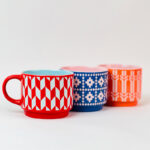 ⁦مج بورسلين مزخرف بتصميم مميز للمشروبات الساخنة و النسكافيه 350 ملي⁩ - الصورة ⁦4⁩