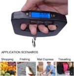 ⁦ميزان ديجيتال محمول لوزن شنط السفر بشاشة ليد رقمية مضيئة سهلة القراءة⁩ - الصورة ⁦7⁩