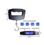 ⁦ميزان ديجيتال محمول لوزن شنط السفر بشاشة ليد رقمية مضيئة سهلة القراءة⁩ - الصورة ⁦9⁩