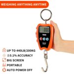 ⁦ميزان رافعة ديجيتال محمول بشاشة ليد رقمية يحمل حتى 200 كجم⁩ - الصورة ⁦4⁩