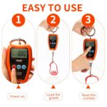 ⁦ميزان رافعة ديجيتال محمول بشاشة ليد رقمية يحمل حتى 200 كجم⁩ - الصورة ⁦7⁩