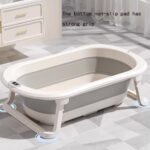 ⁦بانيو استحمام للاطفال قابل للطي مع شاشة تاتش لعرض درجة الحرارة⁩ - الصورة ⁦5⁩